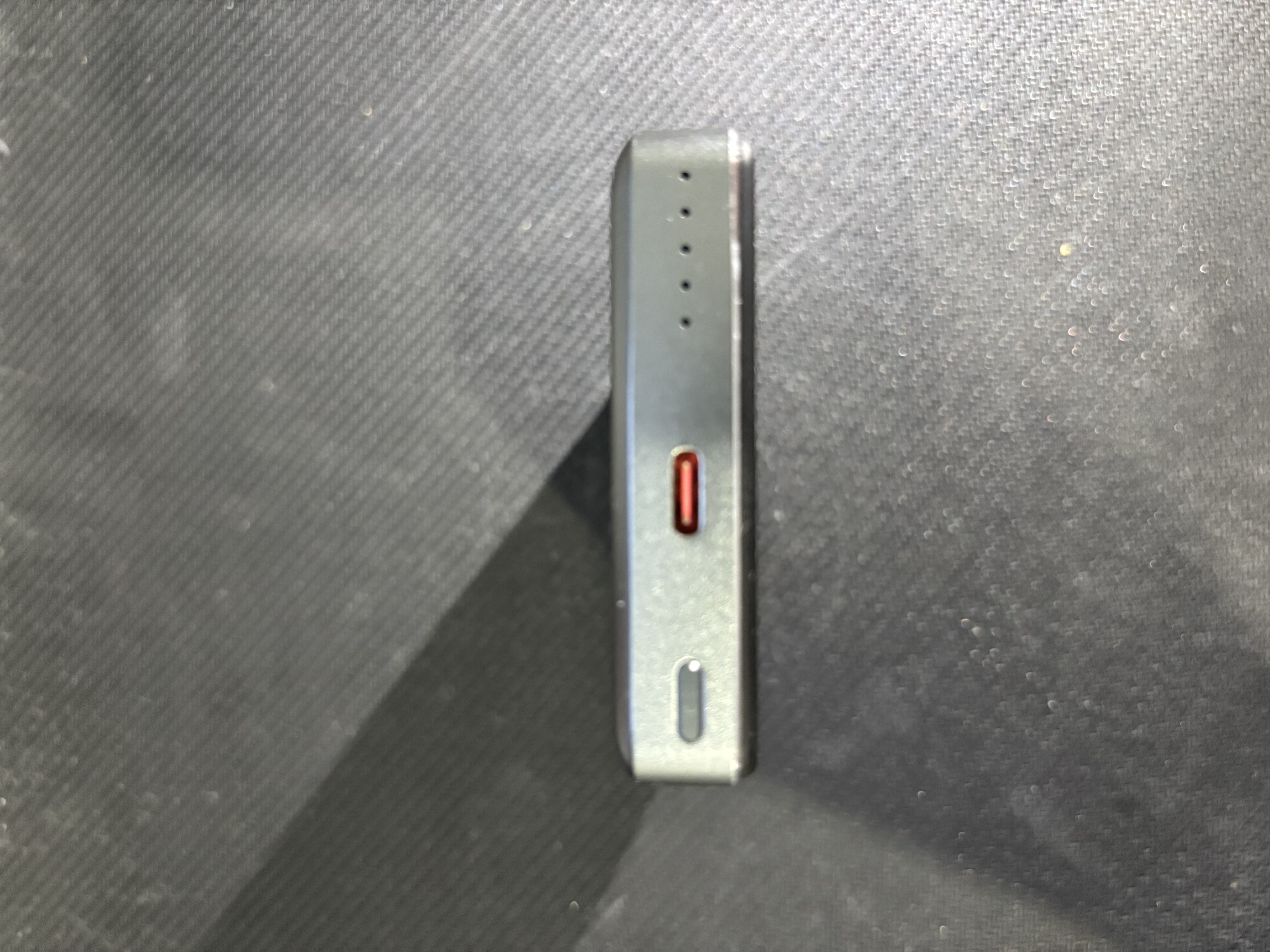 Image of power bank, side view