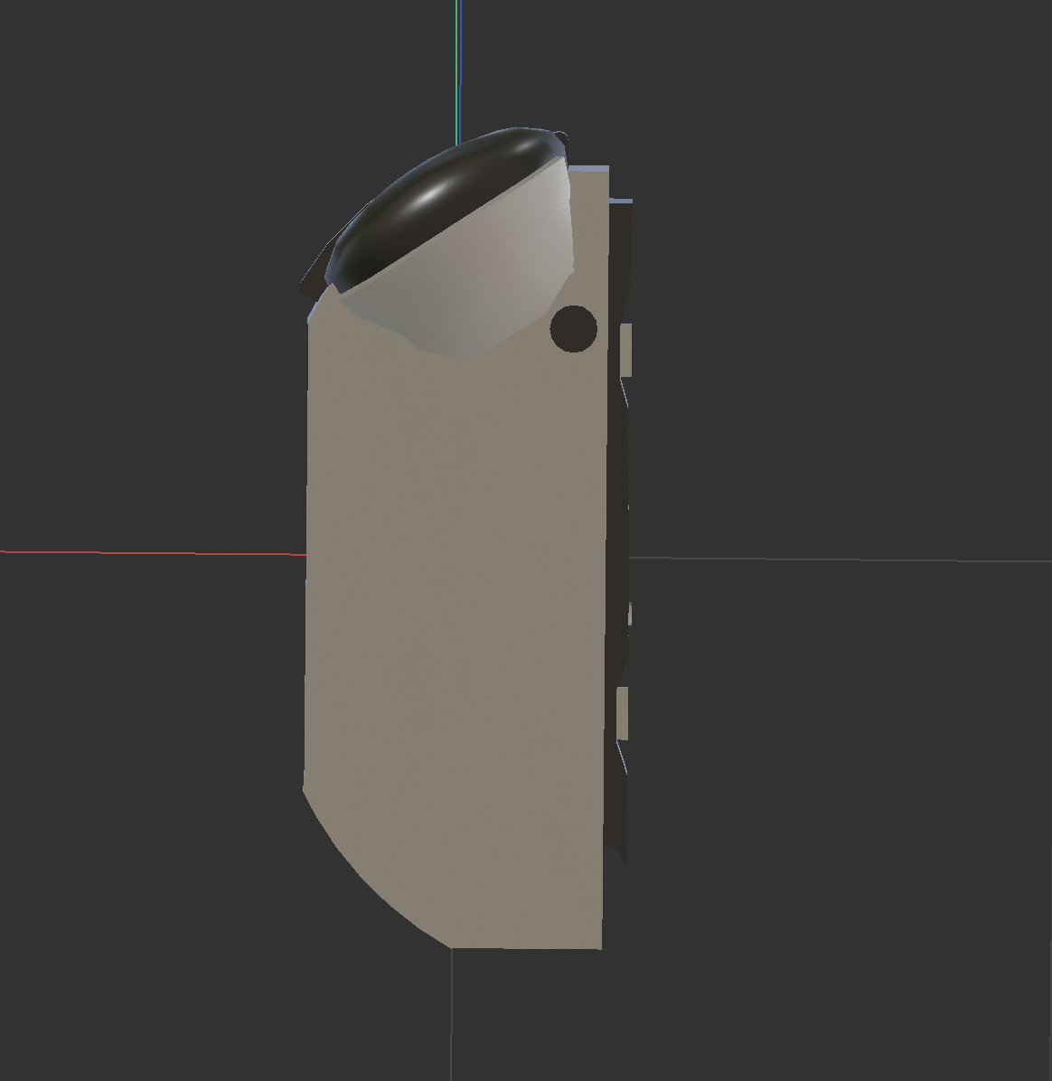 3D model of Joy-Con, back view