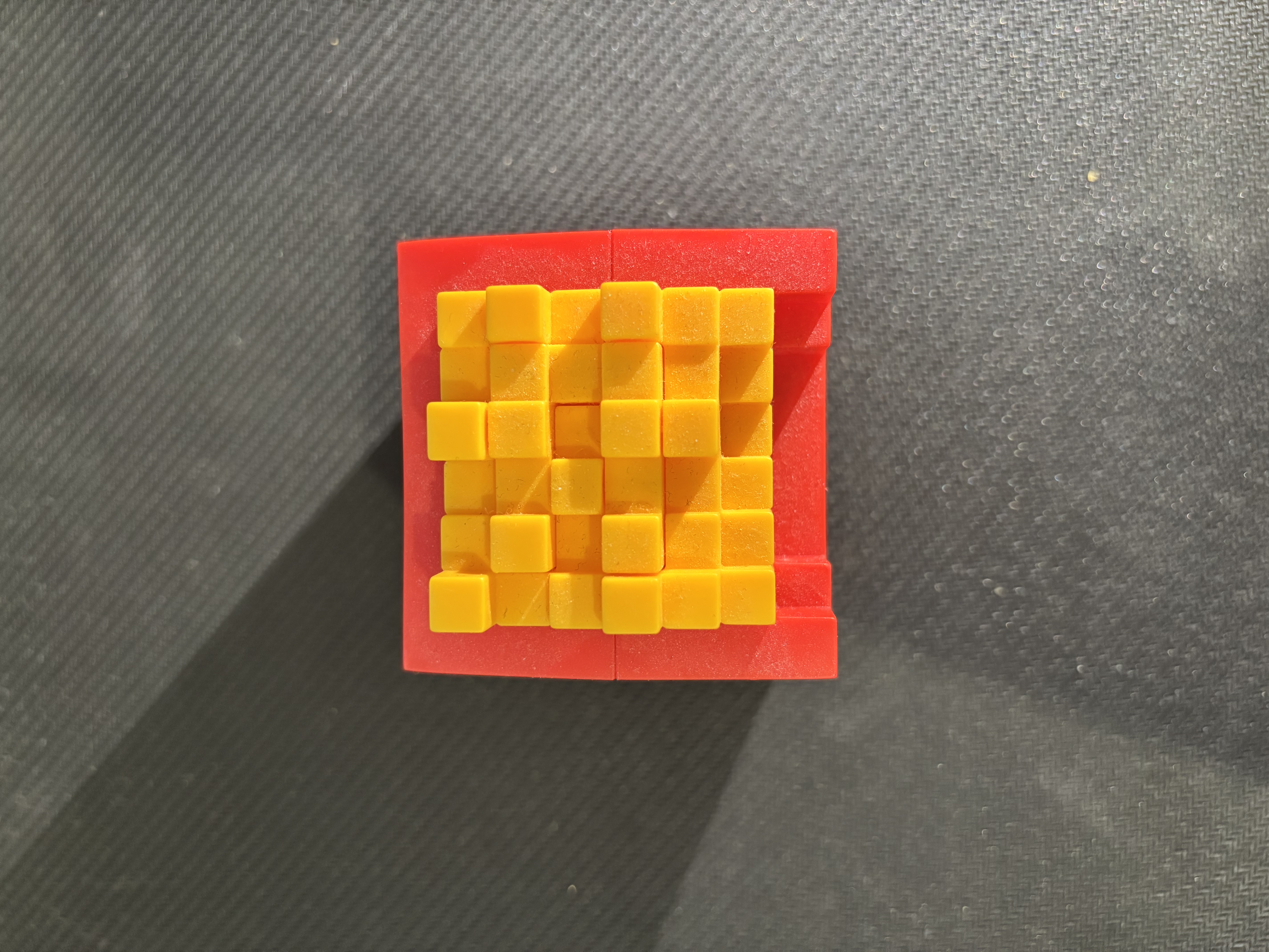 Image of Minecraft Helmet, top view